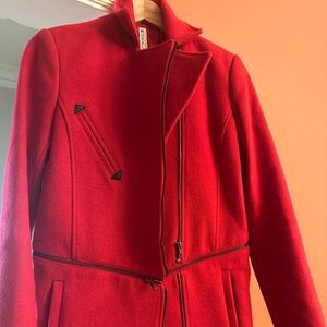 Stylish Red Women's Coat